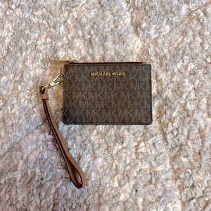 Michael Kors small logo coin wristlet